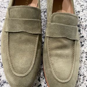 Reiss Thistle suede loafer, size 10